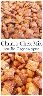 Churro Chex Mix With Caramels Recipe Snack Mix Recipes Chex Mix Recipes Chex Mix