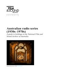 Feel the joy of cash back! Australian Radio Series 1930s 1970s Pdf 823 8 Kb