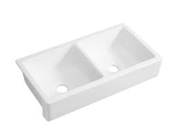 Menards is offering amazing bargains all year round. Tuscany Farmhouse Apron Front White Ceramic Double Bowl Kitchen Sink At Menards