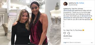 Steph made sure to add a hint of coolness. Steph Curry S Sister Said Yes To The Dress