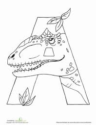 Worksheets are a california alphabet coloring book, by patrick otoole, a to z phonics color. Dinosaur Coloring Pages Education Com