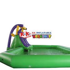 Percayakan pembuatan perosotan kolam renang anak ini kepada kami. Hijau Ungu Kecil Anak Anak Climbing Perosotan Kolam Renang Inflatable Water Slide Digunakan Komersial 5 Harga Off Tiup Penjaga Aliexpress