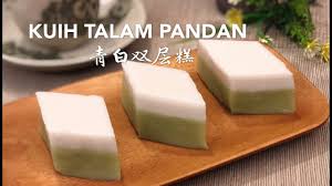 Hawker the pandan version is the most basic of this kuih. Kuih Talam Pandan é'ç½åå±ç³ Youtube