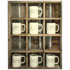 Maybe you would like to learn more about one of these? Oversize Coffee Mug Storage Cubbies Fit Many Starbucks Rae Dunn