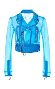 Cropped Pvc Biker Jacket By Off White C O Virgil Abloh Resort 2019 Fashion Outfits Kpop Fashion Outfits Cool Outfits