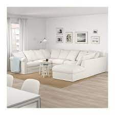 Gronlid U Shaped Sofa 6 Seat With Open End Inseros White Ikea Ireland U Shaped Sofa Best Leather Sofa Ikea Sectional