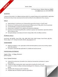 Get inspiration for your resume, use one of our professional templates, and score the job you want. Software Developer Resume Sample Objective Skills