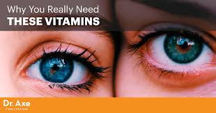 For example, leafy green vegetables such as spinach, kale, mustard greens and others offer many of the vitamins and nutrients that are good for eye health. Eye Vitamins And Foods Getting Enough For Eye Health Dr Axe
