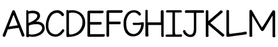 Abeezee +1 by carrois type design. Kg Miss Kindergarten Free Font What Font Is