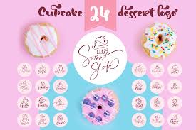 Download Cupcake Dessert Logo In Logo Templates On Yellow Images Creative Store Yellowimages Mockups