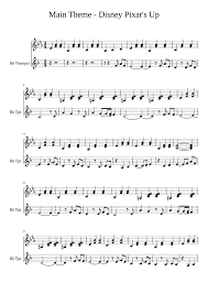 I have chosen to make them in the pdf format for high quality results. Main Theme Disney Pixar S Up Sheet Music For Trumpet In B Flat Solo Musescore Com