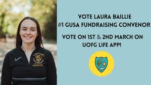 Profile for Vote Laura Baillie #1 GUSA Fundraising Convenor