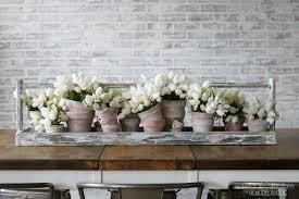 Diy Long Table Runner Tray For A Centerpiece Long Table Runner Rustic Table Runners Spring Table Centerpieces