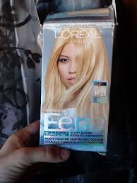 I'll see if i can find a pic or two of how it turns out. L Oreal Feria Permanent Hair Color 11 21 Ultra Pearl Blonde Inci Beauty