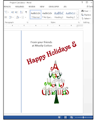 Select the labels option in the top left of the mailings tab. How To Use Word To Create Holiday Cards And Other Projects Pcworld