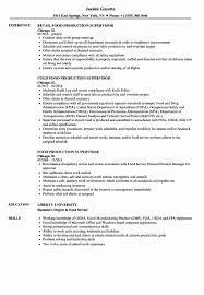 Food Service Job Description Resume Inspirational Food Production Supervisor Resume Samples Good Resume Examples Resume Examples Job Description