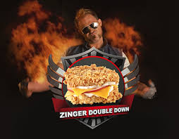 West lawn (next to bayfront plaza), gardens by the bay if you didn't know yet, kfc has launched the cheesy zinger double down, which is the cheesier version of the bunless and all meat zinger. Zinger Double Down Projects Photos Videos Logos Illustrations And Branding On Behance