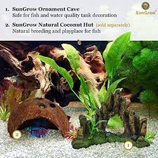 Decorative Aquarium Cave 1pc Best Offer Fish Tank Decorations Plastic Plants Aquarium