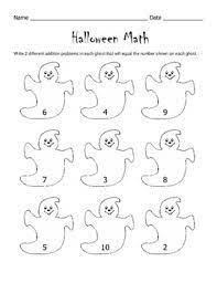 Halloween Math Worksheet 1st Grade 2nd Grade By Kelly Connors