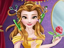 Belle Gercek Sac Kesimi Barbieoyunlari Gen Tr Oyun Kuaforler Belle