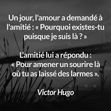 Ce Que L Amour A Demande A L Amitie Poeme Amitie Motivation Amitie