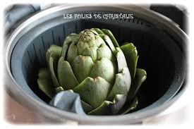 Cuisson Des Artichauts Au Thermomix Les Folies De Christalie Ou Quand La Cuisine Devient Passion Artichaut Thermomix Recette Artichaut