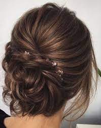 Sophisticated Updo On Dark Brown Hair Darkbrownhair Long Hair Styles Short Hair Updo Hair Styles