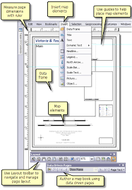 A Quick Tour Of Page Layouts Help Arcgis For Desktop