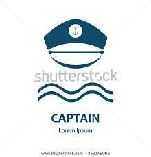 Captain Hat Icon Sailor Cap Vector Icon Sailor Captain Hat Isolated Vector Illustration Sea Boat Travel Command Control Anchor Sailor Cap Sailor Icon