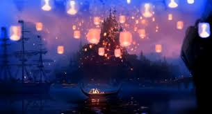 The Lantern Scene From Tangled Doesn T Get Much More Romantic Tangled Lights Tangled Floating Lanterns Floating Lights