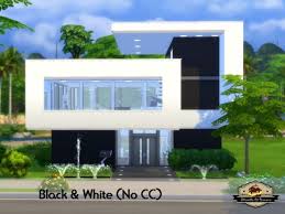 More about sims 4 building mods recipes. Mod The Sims Black And White House No Cc By Mamba Black Sims 4 Downloads Sims 4 Modern House Sims House Design Sims 4 House Design