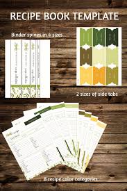 Recipe Book Printables The Healthy Honeys Recipe Book Printables Recipe Book Templates Recipe Book Template Printables