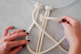 Diy Makramee Lampe Ikea Hack Mit Lampenschirm In 2020 Lampe Selber Machen Ikea Lampenschirm Selber Machen Ikea Lampen