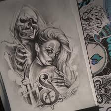 It was used in documents, greetings, pictures and tattoos as an expression of this style. Fotos Na Pagina De Alexander Vk Chicano Art Tattoos Mexican Art Tattoos Chicano Drawings