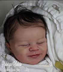 Reborn Doll Reborn Violeta Violet Parker Reborn Baby Doll Rooted Hair