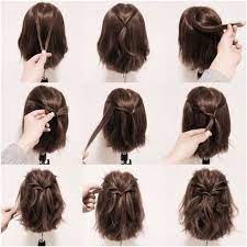 Coiffures Magnifiques Pour Cheveux Courts Hair Styles Short Hair Styles Braids For Short Hair