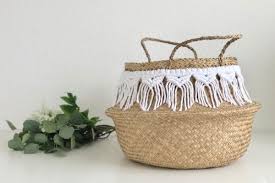 Boho Home Ikea Hack Macramee Macrame Seegraskorb Seegras Diy Korbe Ikea Diy Vintage Diy Kratzbaum