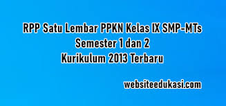 We did not find results for: Rpp 1 Lembar Pkn Kelas 9 K13 2021 2022 Lengkap