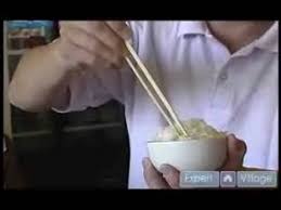 Spatula or chopsticks to stir the vegetables around; How To Use Chopsticks Techniques For Eating Rice With Chopsticks Youtube