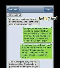 A couple are on a date at a fancy restaurant. Hilarious Text About Dad Vs Daughter S Boyfriend Boyfriend Humor Dad Humor New Funny Jokes