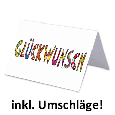 / nicht selten ist man mehrmals i. Gluckwunschkarte 20 Set Mit Umschlagen Gelb Dankeskarte Motiv Schri 24 50