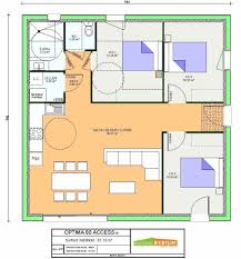 Plan de maison plain pied 11m de façade. Maison 80 M2 Plain Pied Plans Prix Maisons Bebium