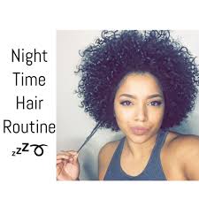 My Night Time Hair Routine Short Medium Hair Natural Hair Styles Hair Routines Medium Natural Hair Styles