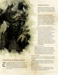 Sprouting Chaos Player S Companion S Path Of The Blighted Barbarian By Jonoman3000 Dnd 5e Homebrew Dungeons And Dragons Homebrew Dungeons And Dragons Classes