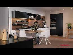 Cuisine Light Blanc Brillant Touch Noir Soft Youtube
