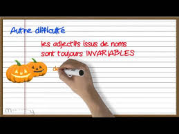 Souligne les adjectifs qualificatifs dans les groupes nominaux suivants souligne les adjectifs qualificatifs et encadre les noms auxquels ils se rapportent. L Accord Des Adjectifs De Couleur Youtube