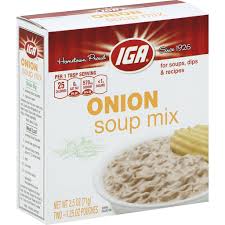 Onion soup does not substitute for fresh onions. Iga Onion Soup 2 Packets Mix Dry Soup Mixes Market Basket