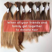 You Can Use Hair Donations From Friends And Family Members Custom Wigs Donating Hair Wig Making