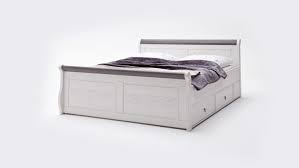 Bett holz 140 200 deutsche dekor 2017 online kaufen. Komfortbett Oslo Bett Aus Kiefer Massiv Weiss Lava 140x200 Cm