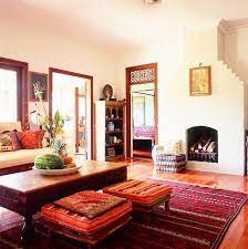 Small living room ideas include using lighter colours to give the impression of space, and avoiding bright tones. La Maison Boheme Indian Living Room Indian Interior Design Indian Living Room Decor